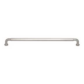 Top Knobs [TK3206BSN] Die Cast Zinc Cabinet Pull Handle - Dustin Series - Oversized - Brushed Satin Nickel Finish - 12" C/C - 12 9/16" L