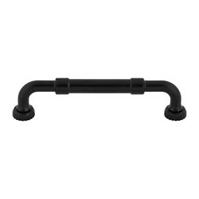 Top Knobs [TK3181BLK] Die Cast Zinc Cabinet Pull Handle - Holden Series - Oversized - Flat Black Finish - 5 1/16" C/C - 5 11/16" L
