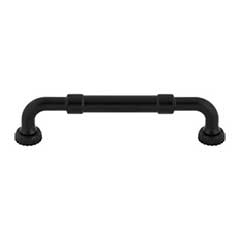 Top Knobs [TK3181BLK] Die Cast Zinc Cabinet Pull Handle - Holden Series - Oversized - Flat Black Finish - 5 1/16&quot; C/C - 5 11/16&quot; L