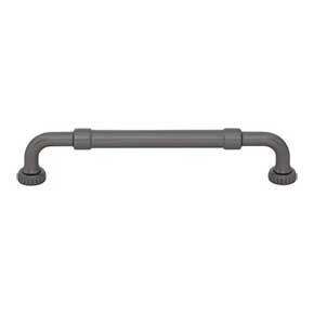 Top Knobs [TK3182AG] Die Cast Zinc Cabinet Pull Handle - Holden Series - Oversized - Ash Gray Finish - 6 5/16" C/C - 7" L