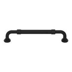 Top Knobs [TK3182BLK] Die Cast Zinc Cabinet Pull Handle - Holden Series - Oversized - Flat Black Finish - 6 5/16&quot; C/C - 7&quot; L