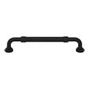 Top Knobs [TK3182BLK] Die Cast Zinc Cabinet Pull Handle - Holden Series - Oversized - Flat Black Finish - 6 5/16" C/C - 7" L