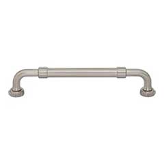 Top Knobs [TK3182BSN] Die Cast Zinc Cabinet Pull Handle - Holden Series - Oversized - Brushed Satin Nickel Finish - 6 5/16&quot; C/C - 7&quot; L