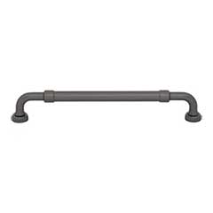 Top Knobs [TK3183AG] Die Cast Zinc Cabinet Pull Handle - Holden Series - Oversized - Ash Gray Finish - 7 9/16&quot; C/C - 8 5/16&quot; L