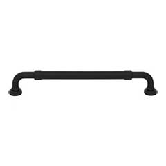 Top Knobs [TK3183BLK] Die Cast Zinc Cabinet Pull Handle - Holden Series - Oversized - Flat Black Finish - 7 9/16&quot; C/C - 8 5/16&quot; L