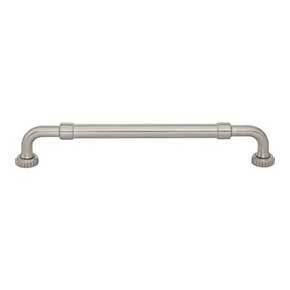 Top Knobs [TK3183BSN] Die Cast Zinc Cabinet Pull Handle - Holden Series - Oversized - Brushed Satin Nickel Finish - 7 9/16" C/C - 8 5/16" L