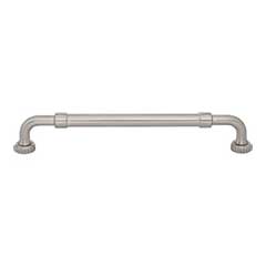 Top Knobs [TK3183BSN] Die Cast Zinc Cabinet Pull Handle - Holden Series - Oversized - Brushed Satin Nickel Finish - 7 9/16&quot; C/C - 8 5/16&quot; L