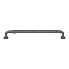 Top Knobs [TK3184AG] Die Cast Zinc Cabinet Pull Handle - Holden Series - Oversized - Ash Gray Finish - 8 13/16&quot; C/C - 9 9/16&quot; L