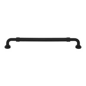 Top Knobs [TK3184BLK] Die Cast Zinc Cabinet Pull Handle - Holden Series - Oversized - Flat Black Finish - 8 13/16" C/C - 9 9/16" L