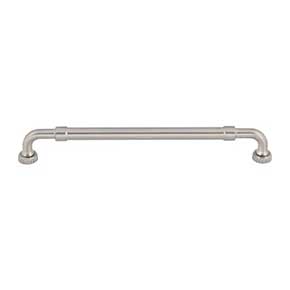 Top Knobs [TK3184BSN] Die Cast Zinc Cabinet Pull Handle - Holden Series - Oversized - Brushed Satin Nickel Finish - 8 13/16" C/C - 9 9/16" L
