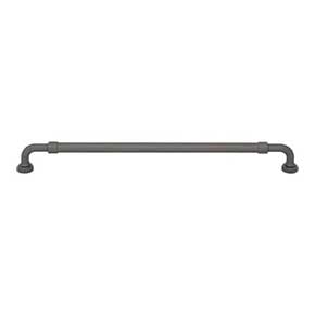Top Knobs [TK3185AG] Die Cast Zinc Cabinet Pull Handle - Holden Series - Oversized - Ash Gray Finish - 12" C/C - 12 3/4" L