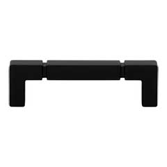 Top Knobs [TK3221BLK] Die Cast Zinc Cabinet Pull Handle - Langston Series - Standard Size - Flat Black Finish - 3 3/4&quot; C/C - 4 1/4&quot; L