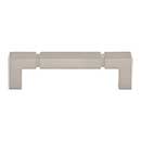 Top Knobs [TK3221BSN] Die Cast Zinc Cabinet Pull Handle - Langston Series - Standard Size - Brushed Satin Nickel Finish - 3 3/4" C/C - 4 1/4" L
