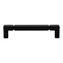 Top Knobs [TK3222BLK] Die Cast Zinc Cabinet Pull Handle - Langston Series - Oversized - Flat Black Finish - 5 1/16&quot; C/C - 5 15/32&quot; L