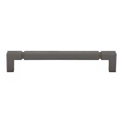 Top Knobs [TK3223AG] Die Cast Zinc Cabinet Pull Handle - Langston Series - Oversized - Ash Gray Finish - 6 5/16&quot; C/C - 6 3/4&quot; L