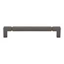 Top Knobs [TK3223AG] Die Cast Zinc Cabinet Pull Handle - Langston Series - Oversized - Ash Gray Finish - 6 5/16" C/C - 6 3/4" L