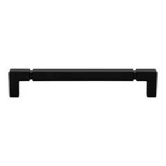 Top Knobs [TK3223BLK] Die Cast Zinc Cabinet Pull Handle - Langston Series - Oversized - Flat Black Finish - 6 5/16&quot; C/C - 6 3/4&quot; L