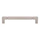 Top Knobs [TK3223BSN] Die Cast Zinc Cabinet Pull Handle - Langston Series - Oversized - Brushed Satin Nickel Finish - 6 5/16" C/C - 6 3/4" L