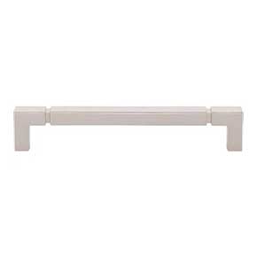 Top Knobs [TK3223PN] Die Cast Zinc Cabinet Pull Handle - Langston Series - Oversized - Polished Nickel Finish - 6 5/16" C/C - 6 3/4" L