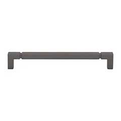 Top Knobs [TK3224AG] Die Cast Zinc Cabinet Pull Handle - Langston Series - Oversized - Ash Gray Finish - 7 9/16&quot; C/C - 8&quot; L