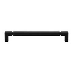 Top Knobs [TK3224BLK] Die Cast Zinc Cabinet Pull Handle - Langston Series - Oversized - Flat Black Finish - 7 9/16&quot; C/C - 8&quot; L