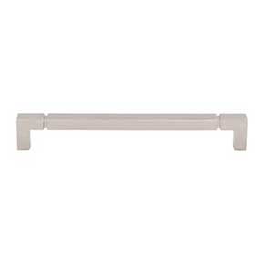 Top Knobs [TK3224PN] Die Cast Zinc Cabinet Pull Handle - Langston Series - Oversized - Polished Nickel Finish - 7 9/16" C/C - 8" L