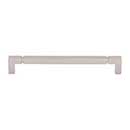 Top Knobs [TK3224PN] Die Cast Zinc Cabinet Pull Handle - Langston Series - Oversized - Polished Nickel Finish - 7 9/16&quot; C/C - 8&quot; L