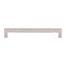 Top Knobs [TK3224PN] Die Cast Zinc Cabinet Pull Handle - Langston Series - Oversized - Polished Nickel Finish - 7 9/16" C/C - 8" L