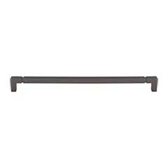 Top Knobs [TK3226AG] Die Cast Zinc Cabinet Pull Handle - Langston Series - Oversized - Ash Gray Finish - 12&quot; C/C - 12 7/16&quot; L