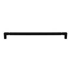 Top Knobs [TK3226BLK] Die Cast Zinc Cabinet Pull Handle - Langston Series - Oversized - Flat Black Finish - 12&quot; C/C - 12 7/16&quot; L