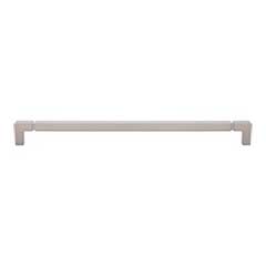 Top Knobs [TK3226BSN] Die Cast Zinc Cabinet Pull Handle - Langston Series - Oversized - Brushed Satin Nickel Finish - 12&quot; C/C - 12 7/16&quot; L