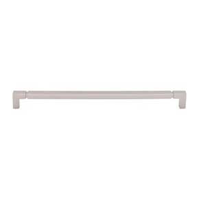 Top Knobs [TK3226PN] Die Cast Zinc Cabinet Pull Handle - Langston Series - Oversized - Polished Nickel Finish - 12" C/C - 12 7/16" L