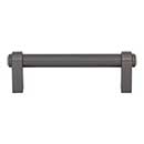 Top Knobs [TK3210AG] Die Cast Zinc Cabinet Pull Handle - Lawrence Series - Standard Size - Ash Gray Finish - 3 3/4" C/C - 4 11/16" L