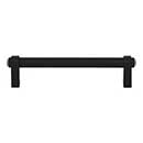 Top Knobs [TK3211BLK] Die Cast Zinc Cabinet Pull Handle - Lawrence Series - Oversized - Flat Black Finish - 5 1/16&quot; C/C - 5 11/16&quot; L