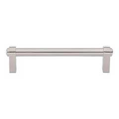 Top Knobs [TK3211PN] Die Cast Zinc Cabinet Pull Handle - Lawrence Series - Oversized - Polished Nickel Finish - 5 1/16&quot; C/C - 5 11/16&quot; L