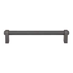 Top Knobs [TK3212AG] Die Cast Zinc Cabinet Pull Handle - Lawrence Series - Oversized - Ash Gray Finish - 6 5/16&quot; C/C - 6 15/16&quot; L