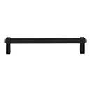 Top Knobs [TK3212BLK] Die Cast Zinc Cabinet Pull Handle - Lawrence Series - Oversized - Flat Black Finish - 6 5/16" C/C - 6 15/16" L