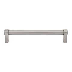 Top Knobs [TK3212BSN] Die Cast Zinc Cabinet Pull Handle - Lawrence Series - Oversized - Brushed Satin Nickel Finish - 6 5/16&quot; C/C - 6 15/16&quot; L