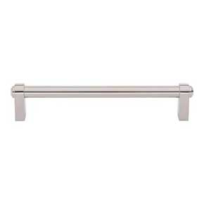 Top Knobs [TK3212PN] Die Cast Zinc Cabinet Pull Handle - Lawrence Series - Oversized - Polished Nickel Finish - 6 5/16" C/C - 6 15/16" L