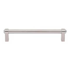 Top Knobs [TK3212PN] Die Cast Zinc Cabinet Pull Handle - Lawrence Series - Oversized - Polished Nickel Finish - 6 5/16" C/C - 6 15/16" L