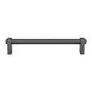 Top Knobs [TK3213AG] Die Cast Zinc Cabinet Pull Handle - Lawrence Series - Oversized - Ash Gray Finish - 7 9/16" C/C - 8 7/32" L