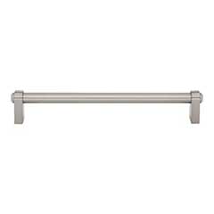 Top Knobs [TK3213BSN] Die Cast Zinc Cabinet Pull Handle - Lawrence Series - Oversized - Brushed Satin Nickel Finish - 7 9/16" C/C - 8 7/32" L