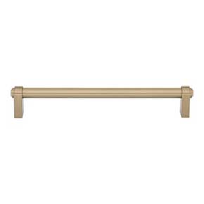 Top Knobs [TK3213HB] Die Cast Zinc Cabinet Pull Handle - Lawrence Series - Oversized - Honey Bronze Finish - 7 9/16" C/C - 8 7/32" L