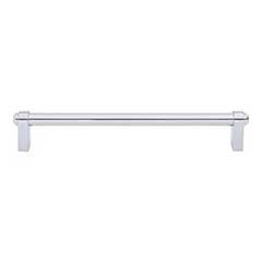 Top Knobs [TK3213PC] Die Cast Zinc Cabinet Pull Handle - Lawrence Series - Oversized - Polished Chrome Finish - 7 9/16" C/C - 8 7/32" L