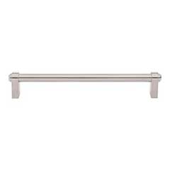 Top Knobs [TK3213PN] Die Cast Zinc Cabinet Pull Handle - Lawrence Series - Oversized - Polished Nickel Finish - 7 9/16" C/C - 8 7/32" L