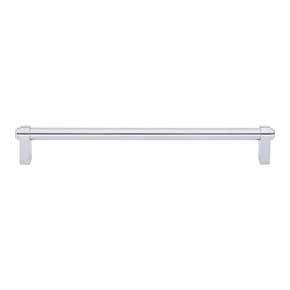 Top Knobs [TK3214PC] Die Cast Zinc Cabinet Pull Handle - Lawrence Series - Oversized - Polished Chrome Finish - 8 13/16" C/C - 9 15/32" L