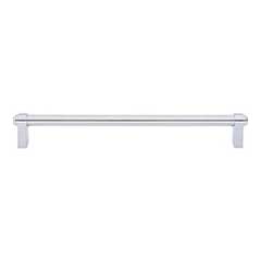 Top Knobs [TK3214PC] Die Cast Zinc Cabinet Pull Handle - Lawrence Series - Oversized - Polished Chrome Finish - 8 13/16&quot; C/C - 9 15/32&quot; L