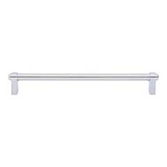 Top Knobs [TK3214PC] Die Cast Zinc Cabinet Pull Handle - Lawrence Series - Oversized - Polished Chrome Finish - 8 13/16" C/C - 9 15/32" L