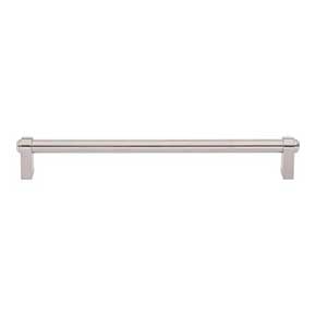 Top Knobs [TK3214PN] Die Cast Zinc Cabinet Pull Handle - Lawrence Series - Oversized - Polished Nickel Finish - 8 13/16" C/C - 9 15/32" L