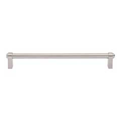 Top Knobs [TK3214PN] Die Cast Zinc Cabinet Pull Handle - Lawrence Series - Oversized - Polished Nickel Finish - 8 13/16" C/C - 9 15/32" L